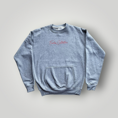 "PRESSURE MAKES PURPOSE" Crewneck w/Pocket