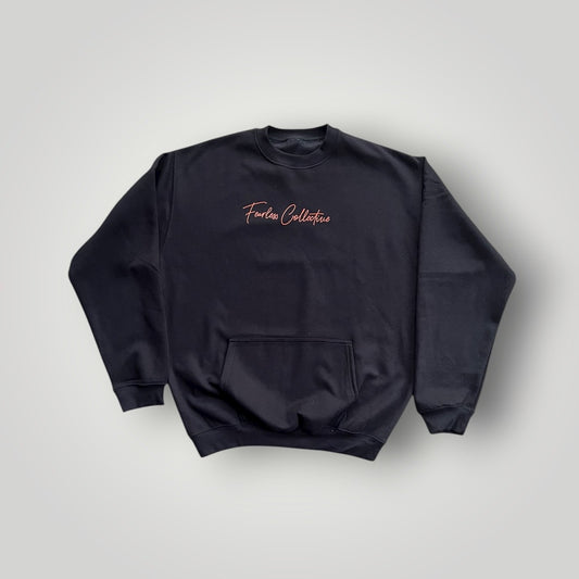 "PRESSURE MAKES PURPOSE" Crewneck w/Pocket